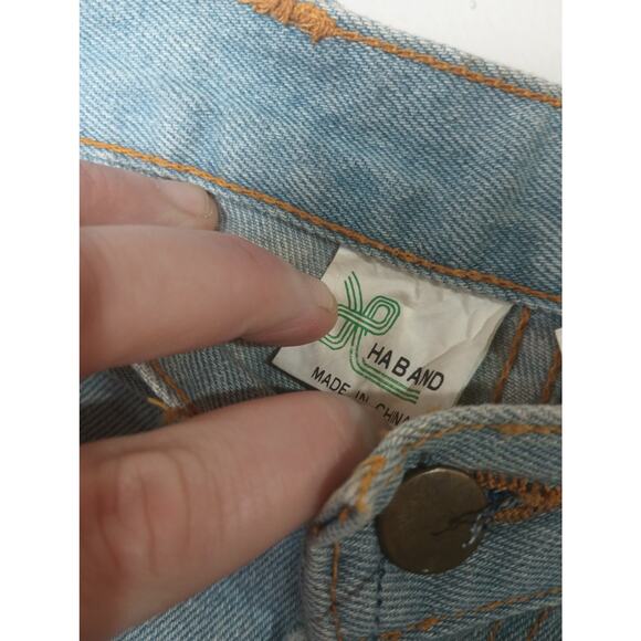 Vintage Haband Mens 38 Blue Light Wash Denim Pants NWT Gift 70s 80s - Picture 4 of 7